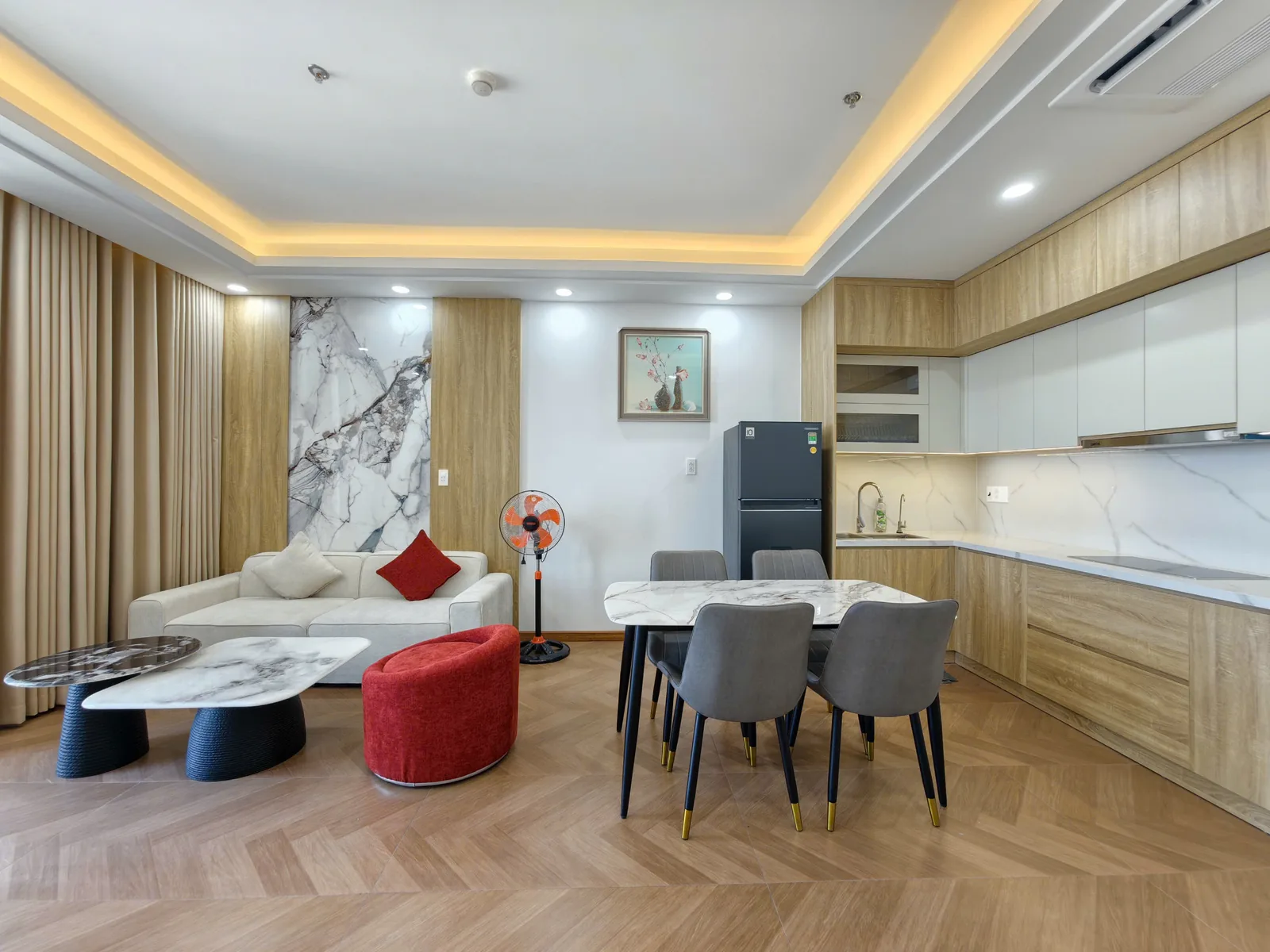 Cho thuê căn hộ 1 phòng ngủ The Panoma 1, 50 m², view biển, tầng cao, 846 USD/tháng