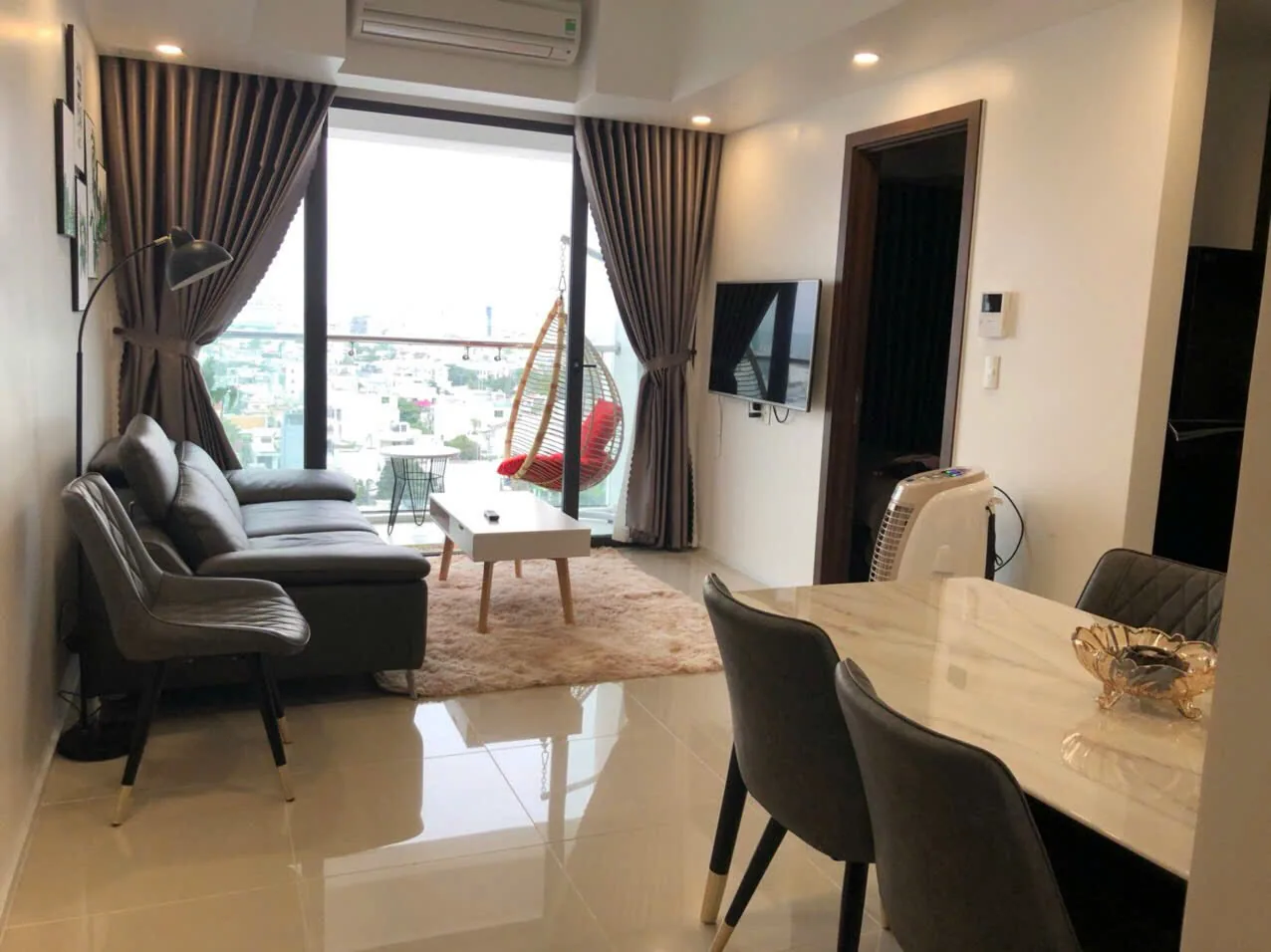 Cho thuê căn hộ 2 phòng ngủ Hiyori Garden Tower, 69 m², view thành phố, tầng 11