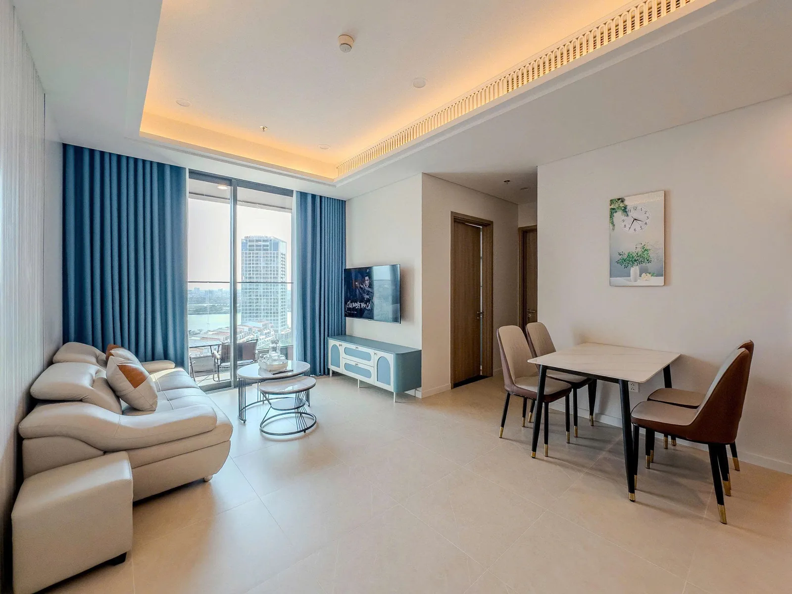 Cho thuê căn hộ 2 phòng ngủ The Panoma 1, 70 m², view sông Hàn, tầng giữa, 1.231 USD/tháng